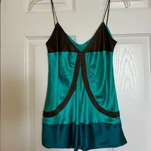 Luxurious silk MarieMarie cami in deco style